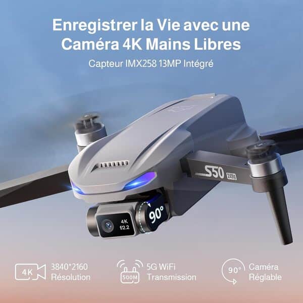 Découvrez notre test complet du drone Ameta S50 Lite avec ses caractéristiques exceptionnelles : caméra 4K avancée, fonctionnalité GPS intégrée et une expérience de vol inégalée pour les passionnés de technologie