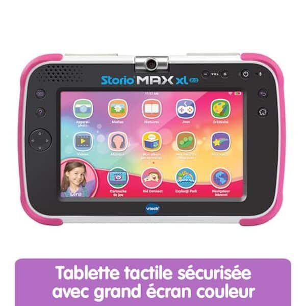 Explorez les fonctionnalités de la tablette éducative VTech Storio Max XL 2.0 rose : un outil intelligent pour l'apprentissage des enfants avec des applications ludiques et sécurisées.